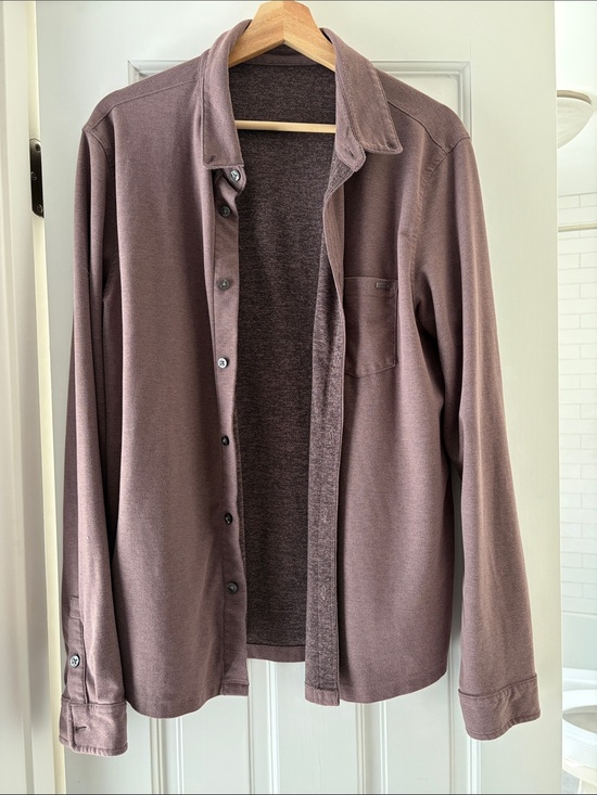 Vuori Other - Vuori Men's Lightweight Shirt Jacket in Mauve